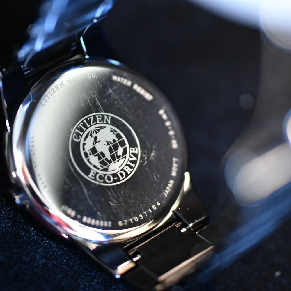 Citizen Eco-Drive Axiom J165-S086892 40mm Black Out Men's Watch - Picture 11 of 11